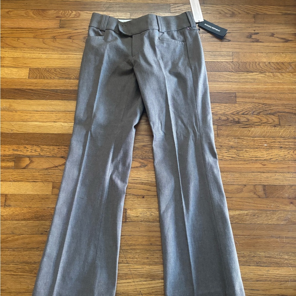 Banana Republic Gray Dress Pants Sloan Fit